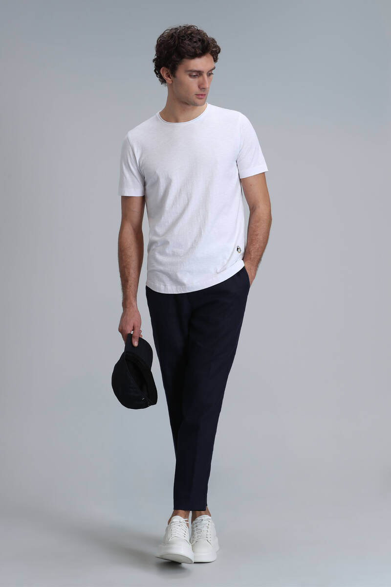 Junya Erkek Basic Tişört Beyaz - 3