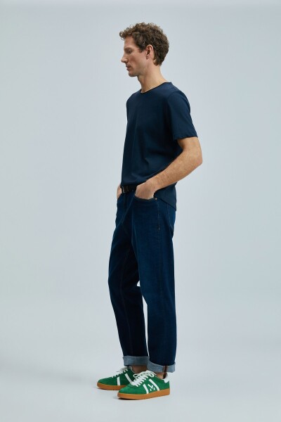Junya Erkek Basic Tişört Lacivert - 5