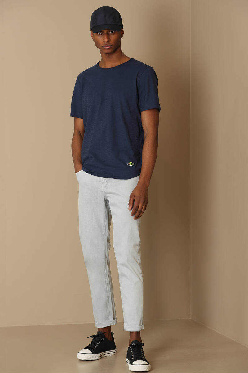 Junya Erkek Basic Tişört Lacivert - 3