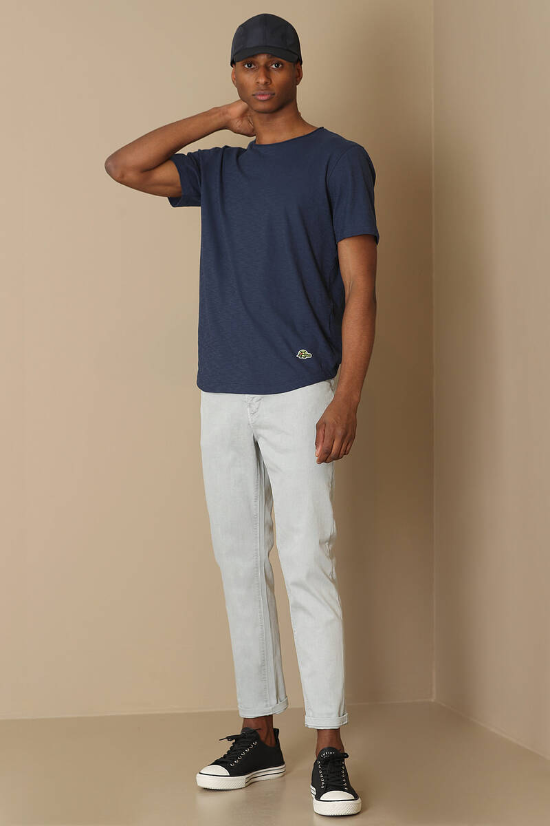 Junya Erkek Basic Tişört Lacivert - 4