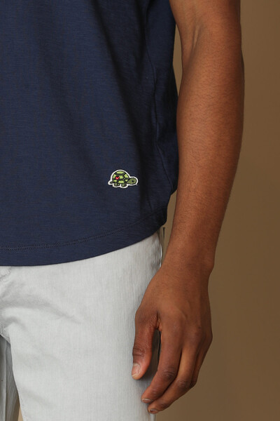 Junya Erkek Basic Tişört Lacivert - 5