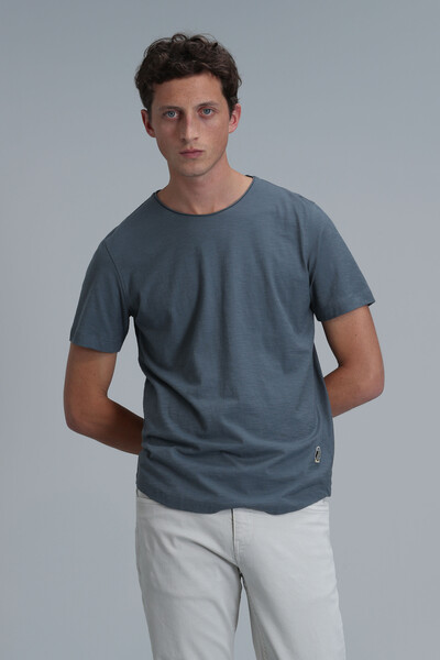 Junya Erkek Basic Tişört Nefti Yeşil 