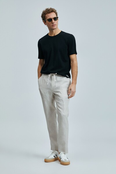 Junya Erkek Basic Tişört Siyah - LUFIAN (1)