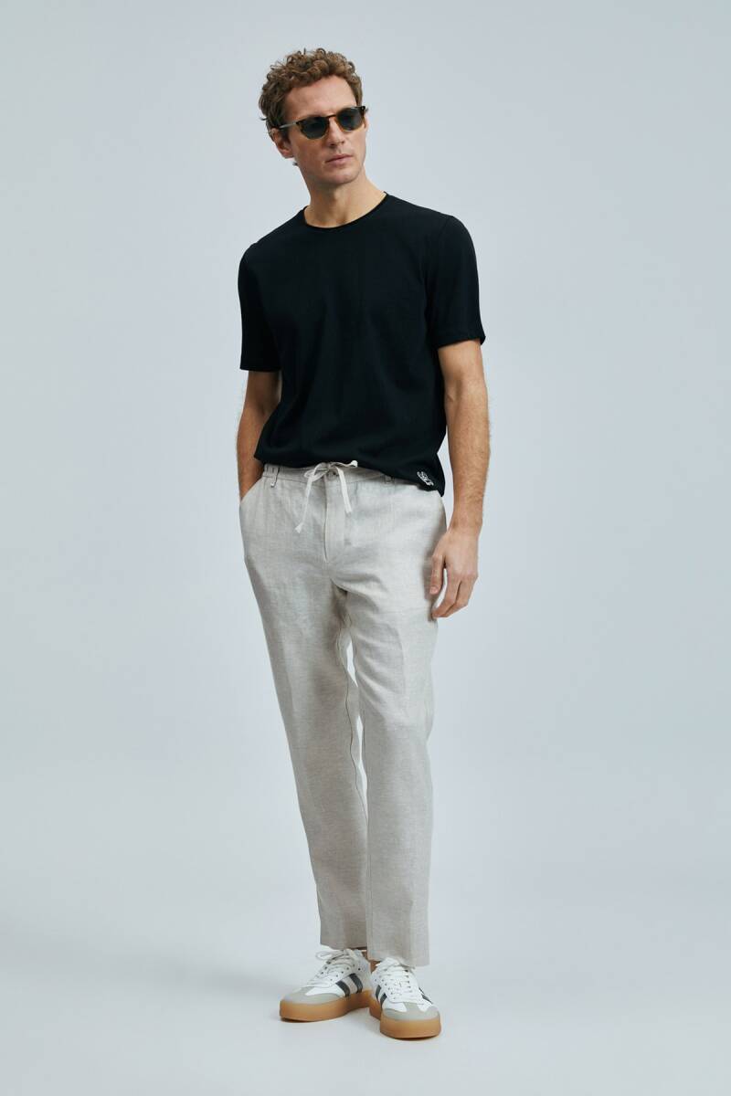 Junya Erkek Basic Tişört Siyah - 2