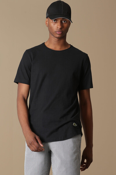 Junya Erkek Basic Tişört Siyah 