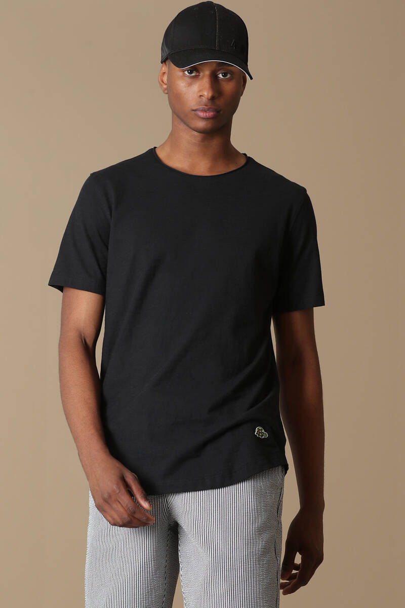 Junya Erkek Basic Tişört Siyah - 1