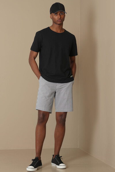 Junya Erkek Basic Tişört Siyah - 4