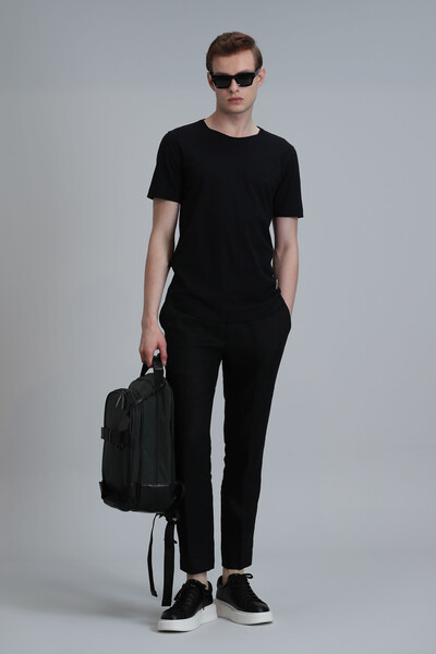 Junya Erkek Basic Tişört Siyah - 2