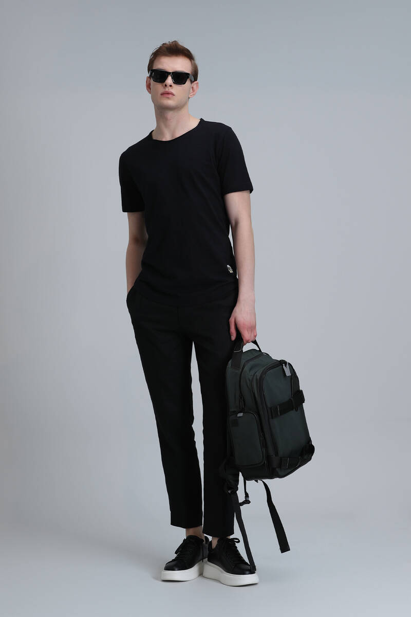 Junya Erkek Basic Tişört Siyah - 4
