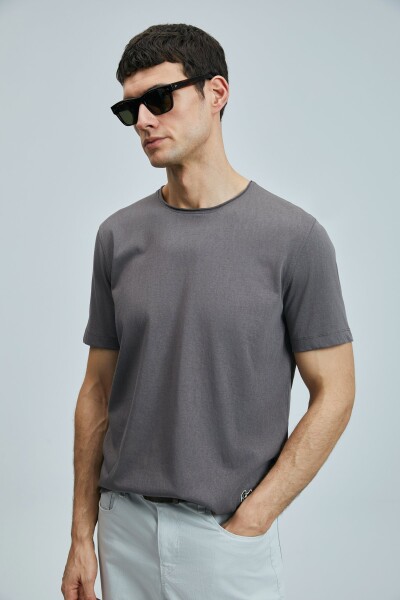 Junya Erkek Basic Tişört Vizon - 3