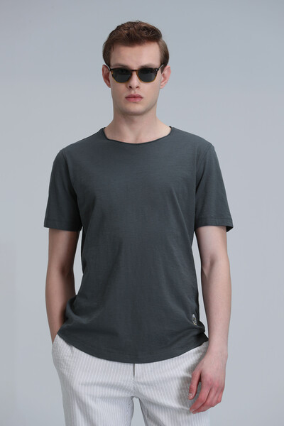Junya Erkek Basic Tişört Yeşil 