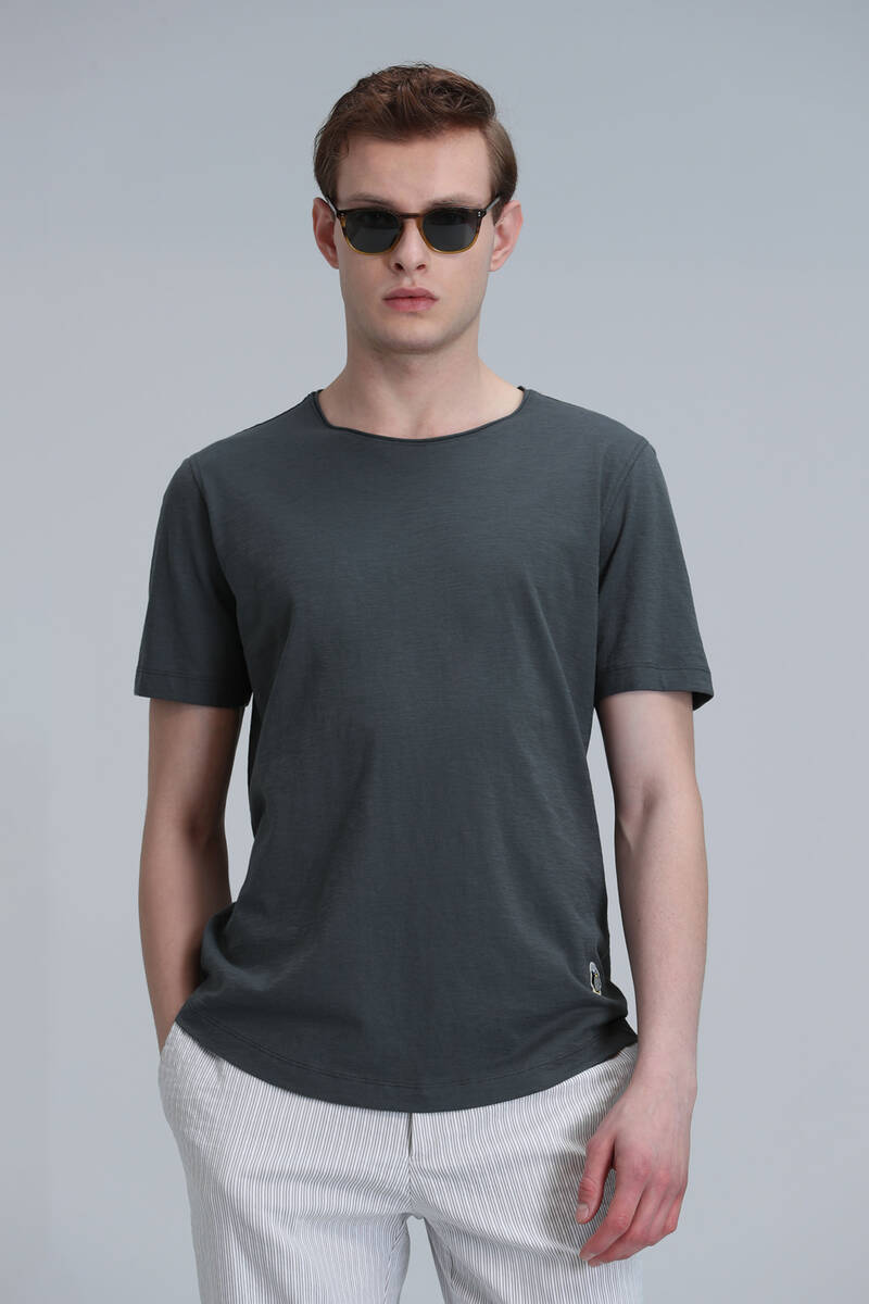 Junya Erkek Basic Tişört Yeşil - 1