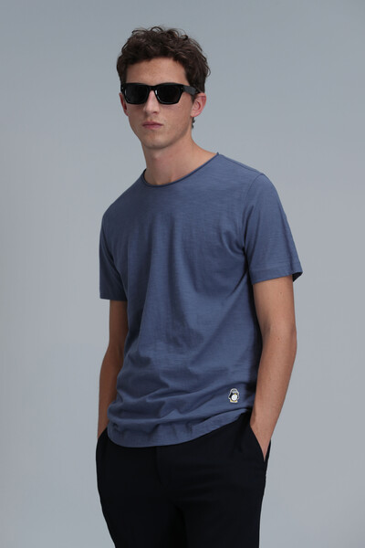 Junya Men's Basic T-Shirt Midnight Blue 