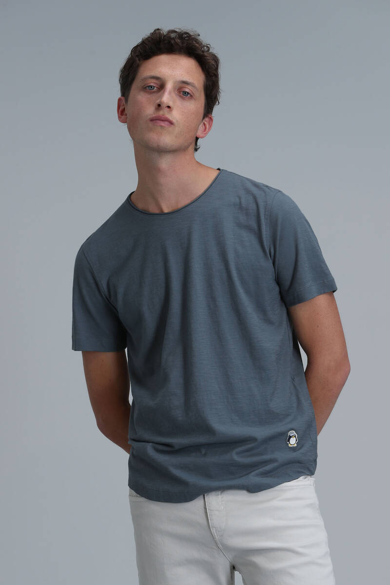 Junya Men's Basic T-Shirt Naphtha Green - 5