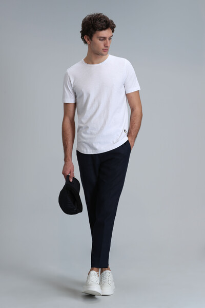 Junya Мужская базовая футболка белая - 3