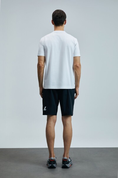 Justın Modern Grafik T- Shirt Beyaz - 6