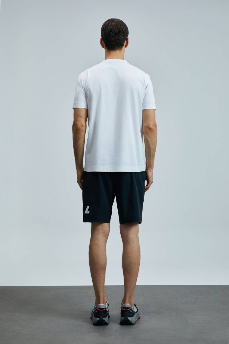 Justın Modern Grafik T- Shirt Beyaz - 6