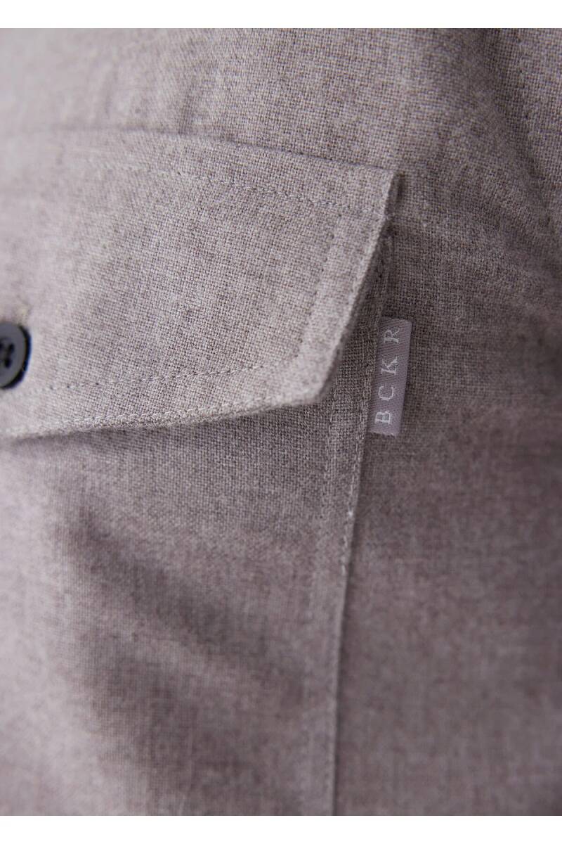 Kamoro Brown Pocket Detailed Shirt - 4