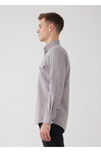 Kamoro Brown Pocket Detailed Shirt - 5