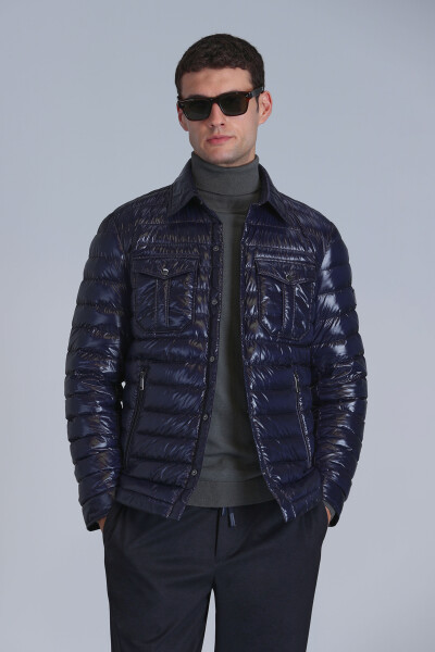 Kane Goose Down Men's Coat Navy Blue - 5