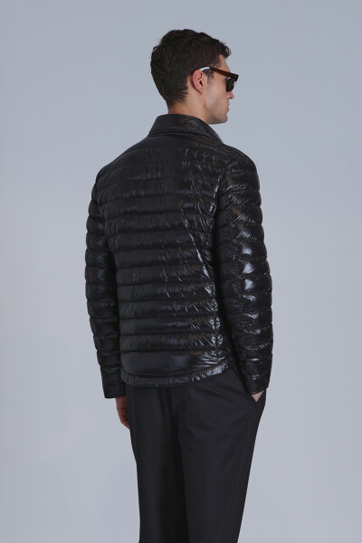 Kane Kaz Tüyü Erkek Mont Siyah - 6