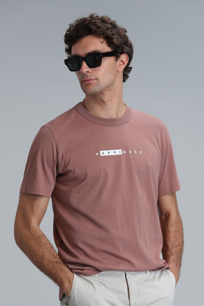 Kane Modern Grafik T-Shirt Tarçın 