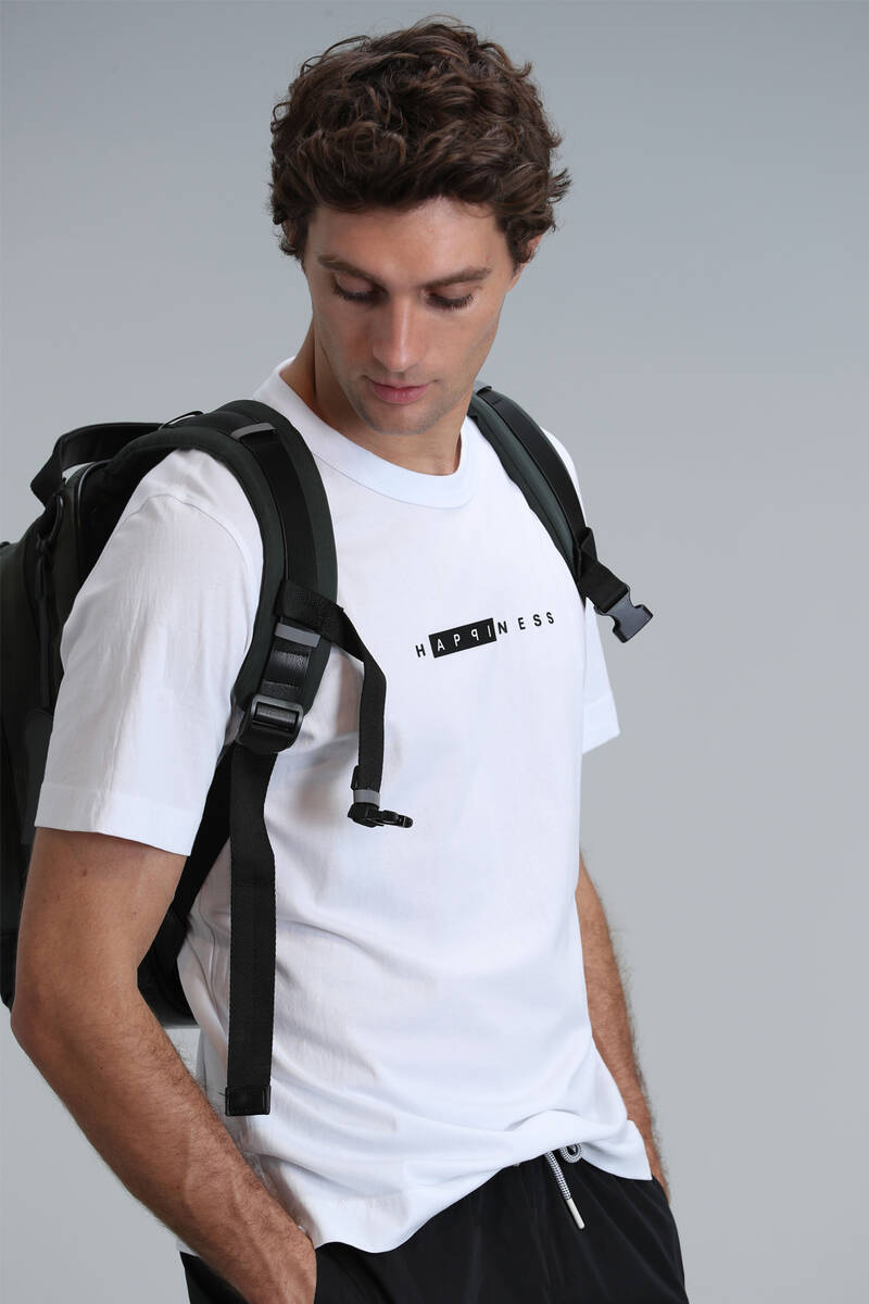Kane Modern Graphic T-Shirt White - 4