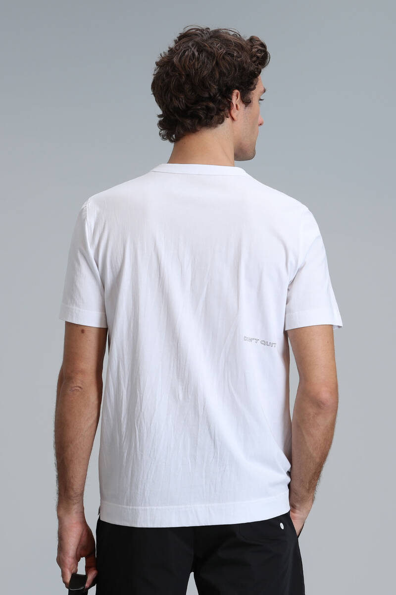 Kane Modern Graphic T-Shirt White - 6