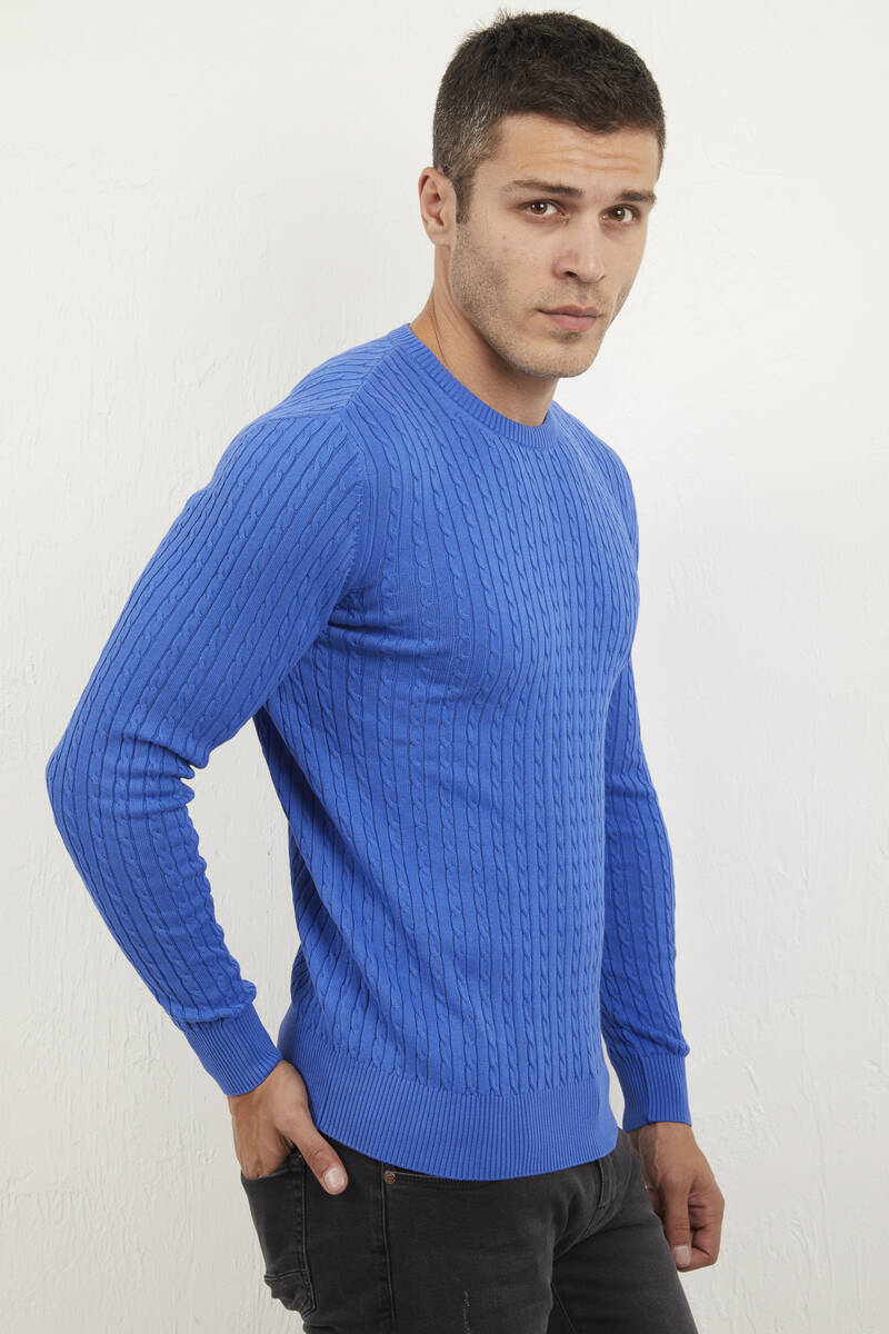 Karl Crew Neck Men's Sweater Saks - 2