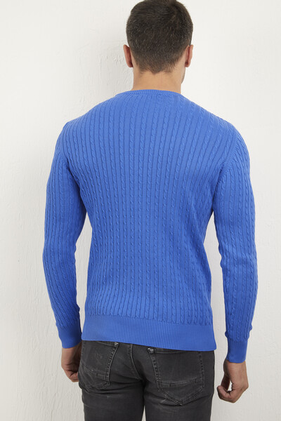 Karl Crew Neck Men's Sweater Saks - 3