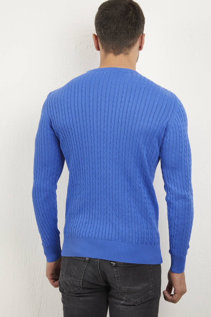 Karl Crew Neck Men's Sweater Saks - 3