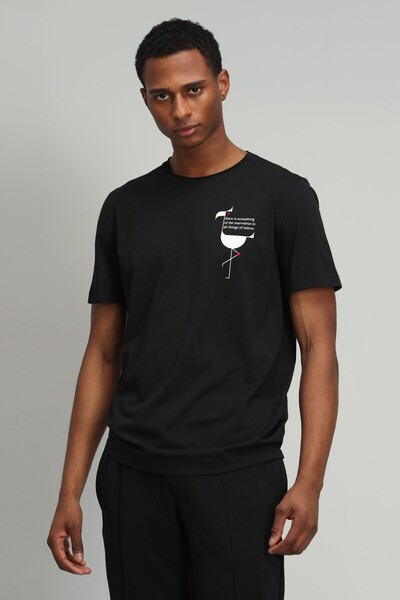 LUFIAN - Kartago Men's Graphic Basic T-Shirt