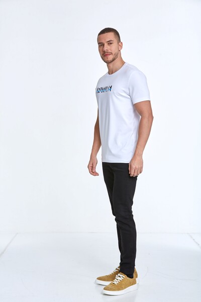 Хлопковая футболка с круглым вырезом и принтом Future - 18