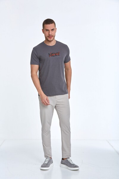 VOLTAJ - Хлопковая мужская футболка с вышивкой Next Level (1)