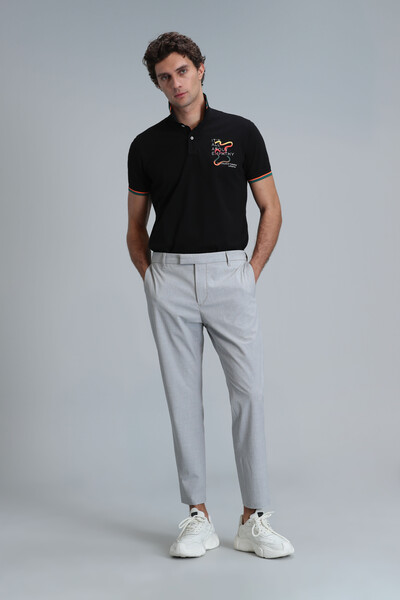 King Smart Men's Polo T-Shirt Black - 2