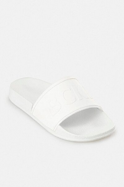 Kolon Beyaz Renk Logo Baskılı Terlik - BORIS BECKER