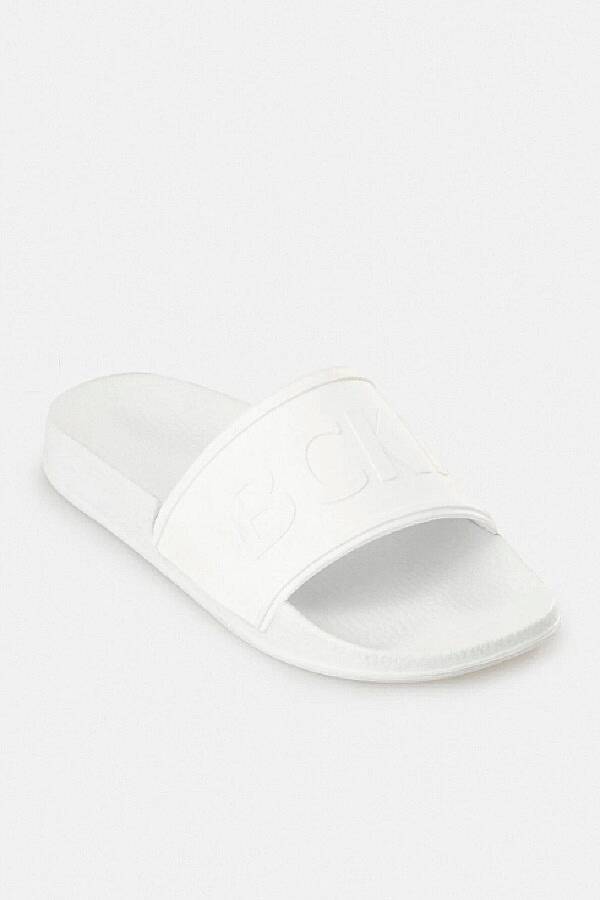 Kolon Beyaz Renk Logo Baskılı Terlik - 1