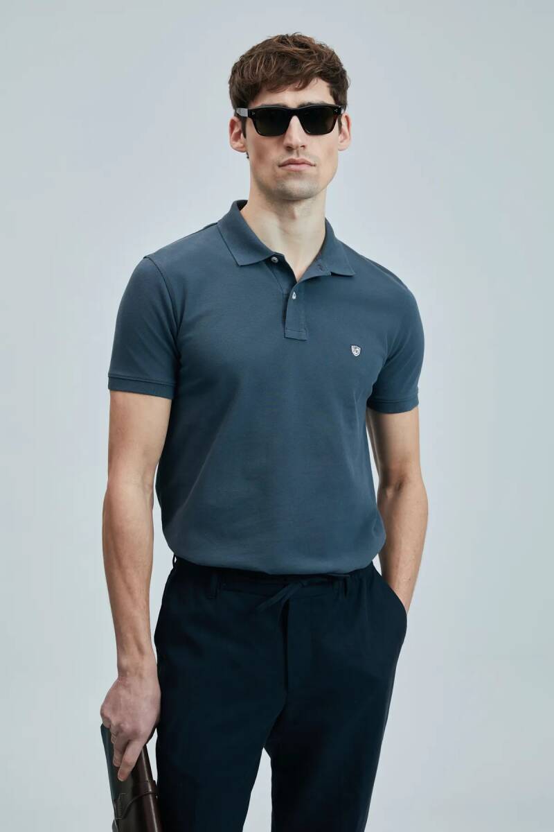 Laon Smart Erkek Polo Tişört Antrasit - 5