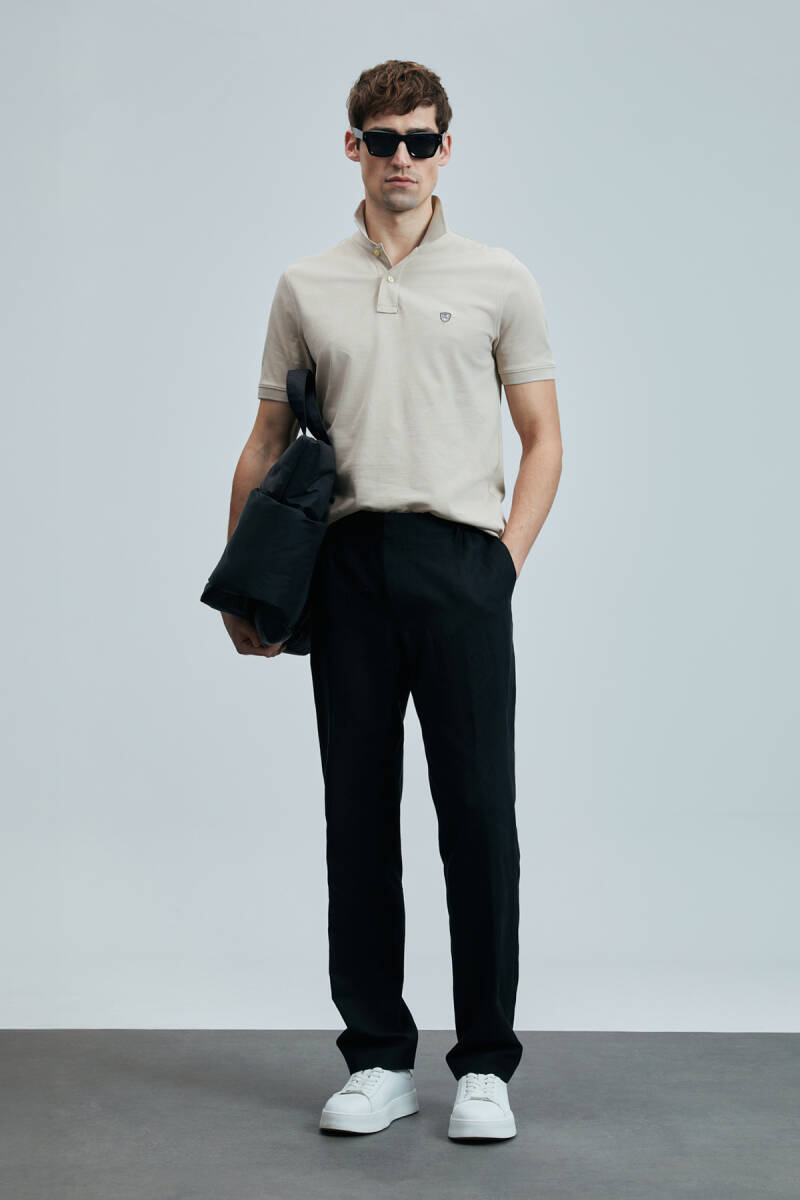 Laon Smart Erkek Polo Tişört Ekru - 3