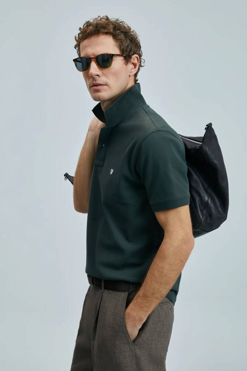 Laon Smart Erkek Polo Tişört Haki - 5