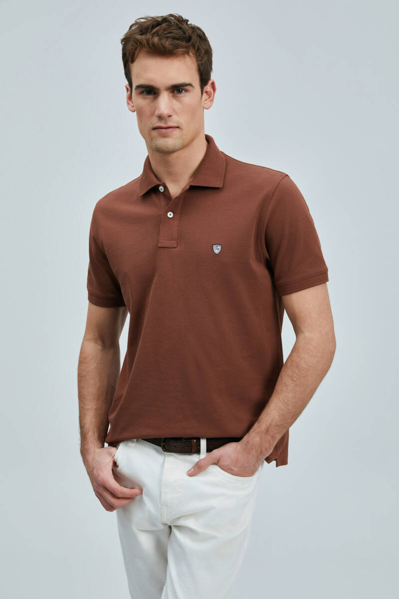 Laon Smart Erkek Polo Tişört Kiremit - 4