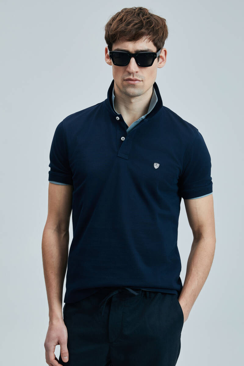 Laon Smart Erkek Polo Tişört Lacivert - 1