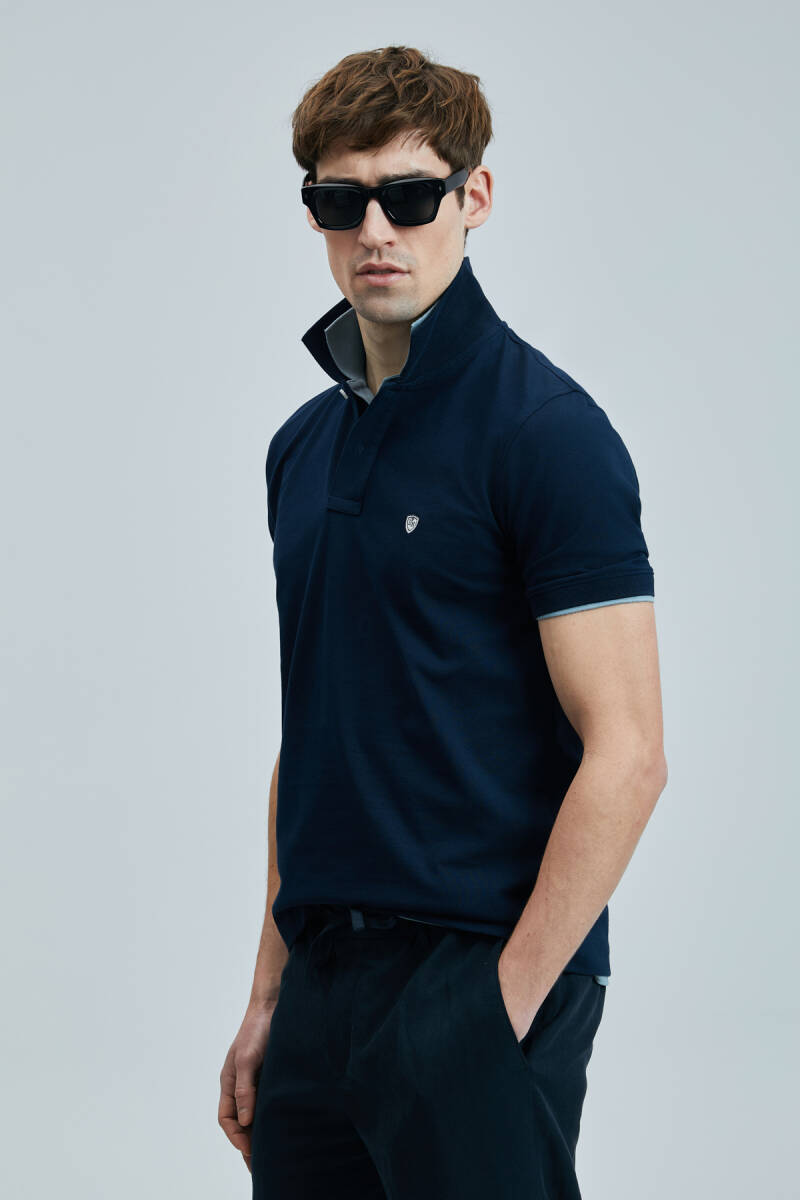 Laon Smart Erkek Polo Tişört Lacivert - 4