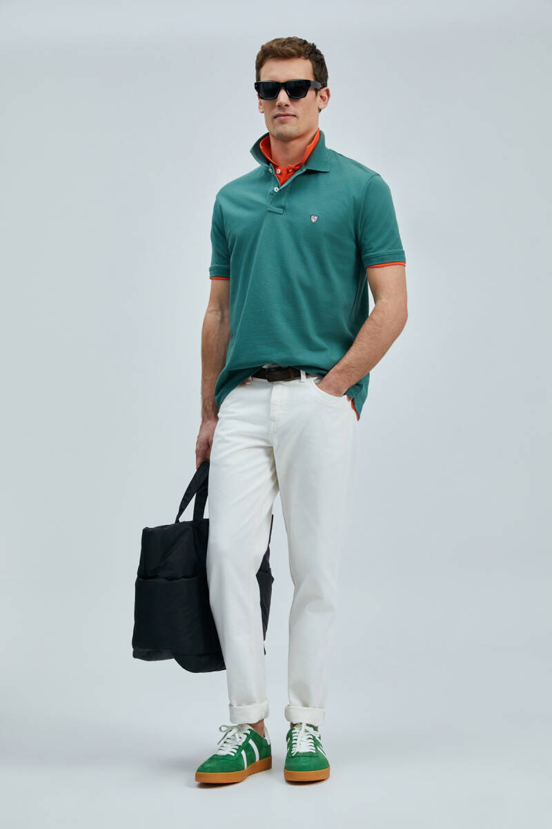 Laon Smart Erkek Polo Tişört Ördek Yeşili - 3