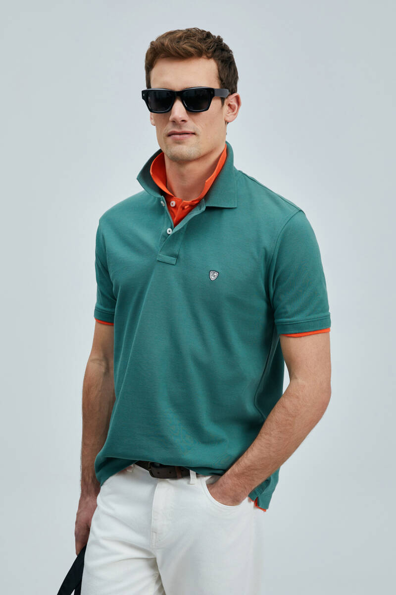Laon Smart Erkek Polo Tişört Ördek Yeşili - 5