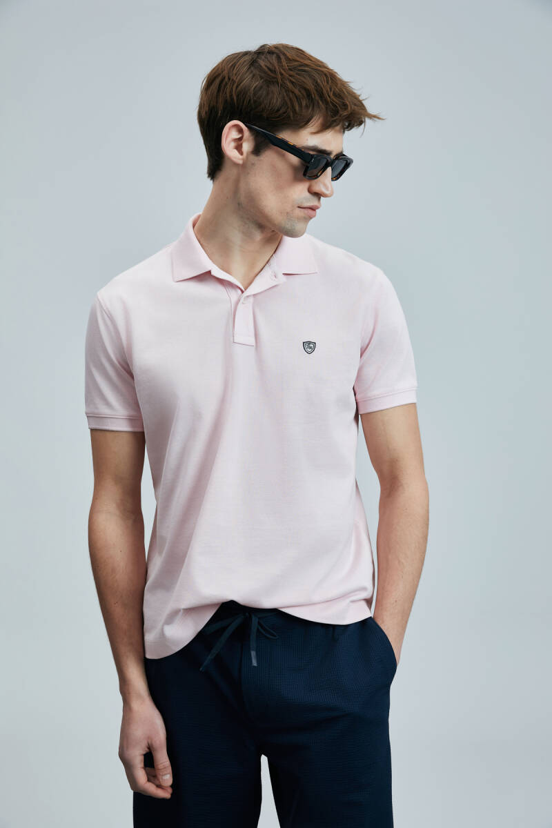 Laon Smart Erkek Polo Tişört Pembe - 4