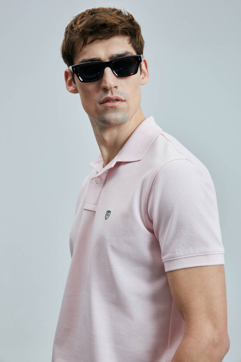 Laon Smart Erkek Polo Tişört Pembe - 5