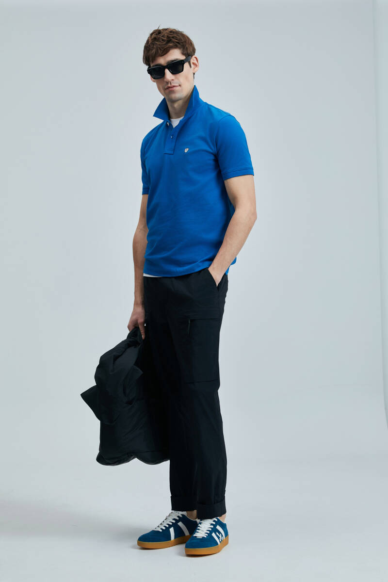 Laon Smart Erkek Polo Tişört Saks - 1