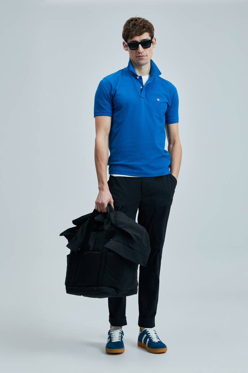 Laon Smart Erkek Polo Tişört Saks - 4