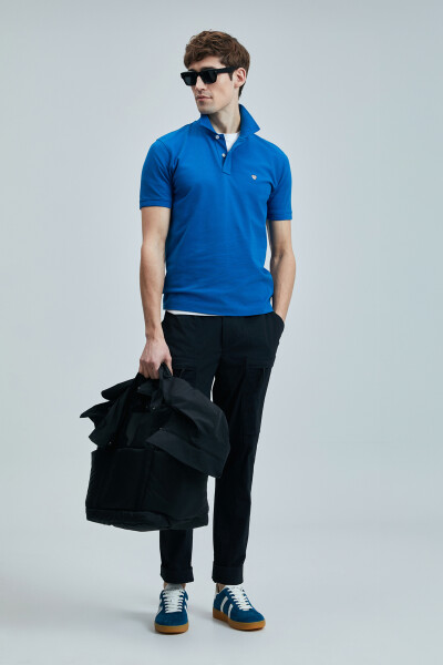 Laon Smart Erkek Polo Tişört Saks - 5